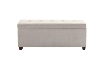 Shangri-La Storage Ottoman (Beige)