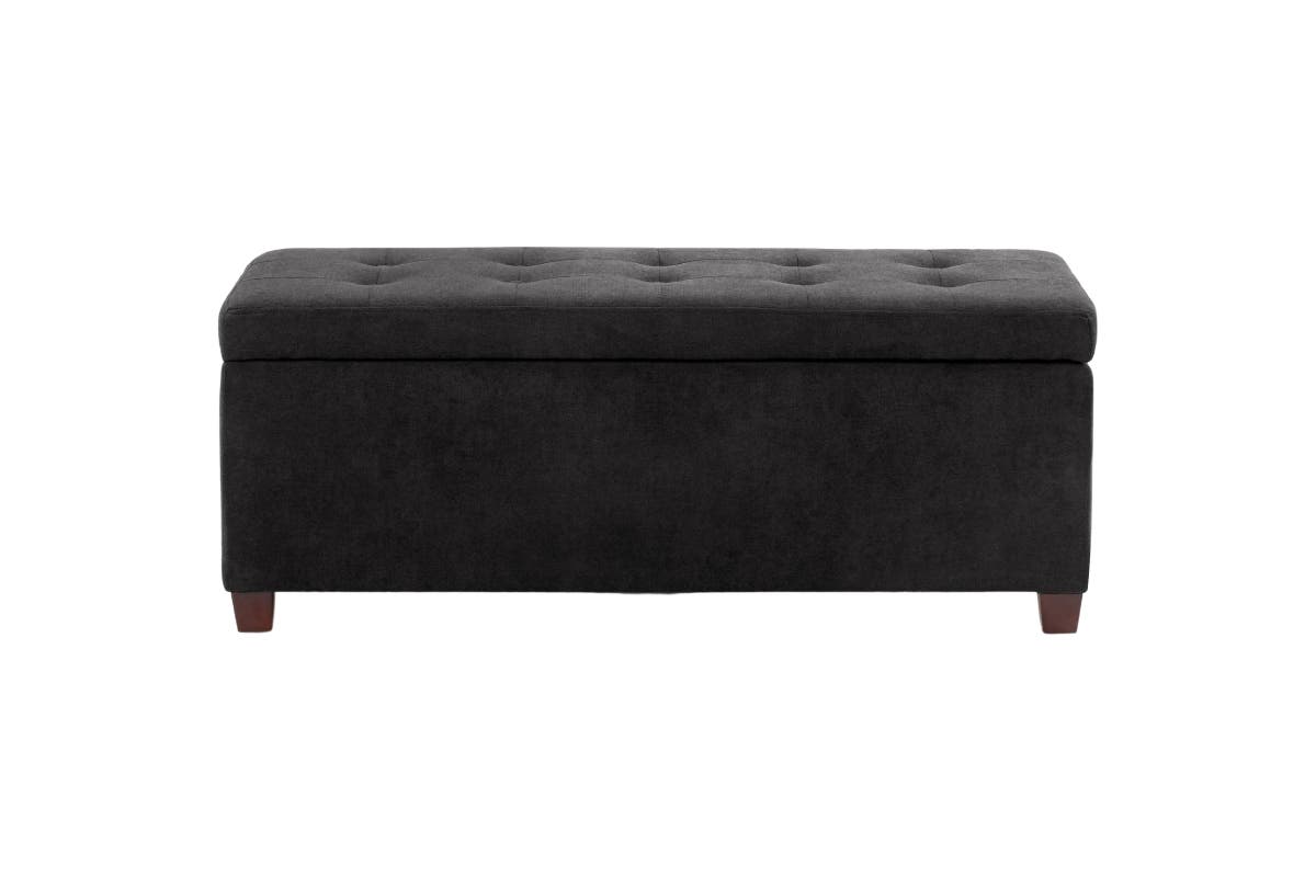 Shangri-La Storage Ottoman (Black)