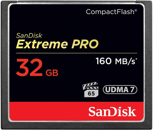 SanDisk Extreme Pro CFXP 32GB CompactFlash 160MB/s (SDCFXPS-032G) | Auzzi Store