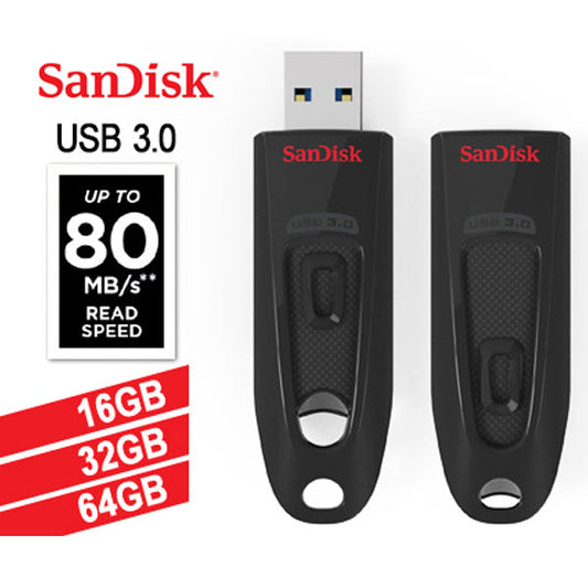 SanDisk Ultra CZ48 128G USB 3.0 Flash Drive (SDCZ48-128G) | Auzzi Store