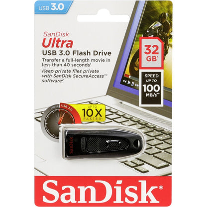 SanDisk Ultra CZ48 32G USB 3.0 Flash Drive (SDCZ48-032G) | Auzzi Store