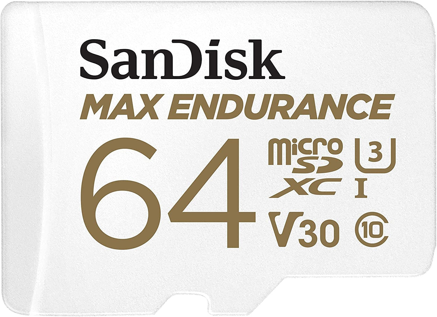 Sandisk Max Endurance Microsdxc Card SQQVR 64G (30 000 HRS) UHS-I C10 U3 V30 100MB/S R 40MB/S W SD Adaptor SDSQQVR-064G-GN6IA | Auzzi Store