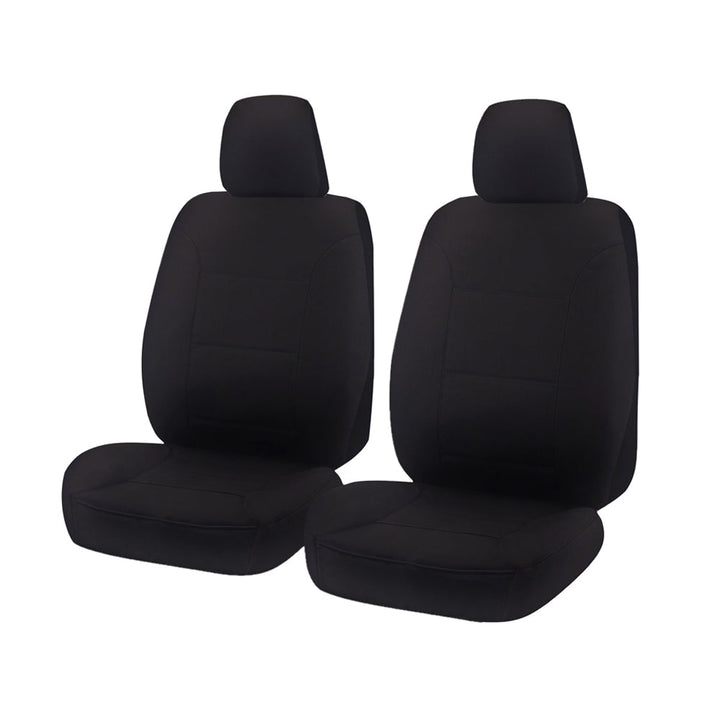 Seat Covers for HOLDEN COLORADO RG SERIES F 06/2012 - ON SINGLE / DUAL FRONT 2X BUCKETS BLACK ALL TERRAIN | Auzzi Store