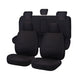 Seat Covers for ISUZU D-MAX 06/2012 - 06/2020 DUAL CAB CHASSIS UTILITY FR BLACK CHALLENGER | Auzzi Store