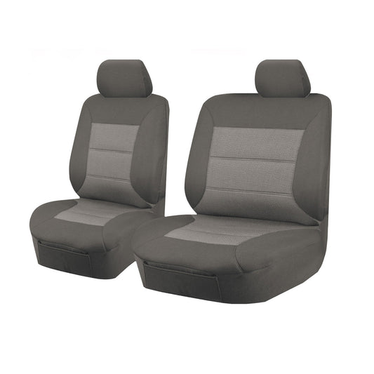 Seat Covers for MAZDA BT-50 B22P/Q-B32P/Q UP SERIES 10/2011 ? 2015 SINGLE CAB CHASSIS FRONT BUCKET + _ BENCH GREY PREMIUM | Auzzi Store