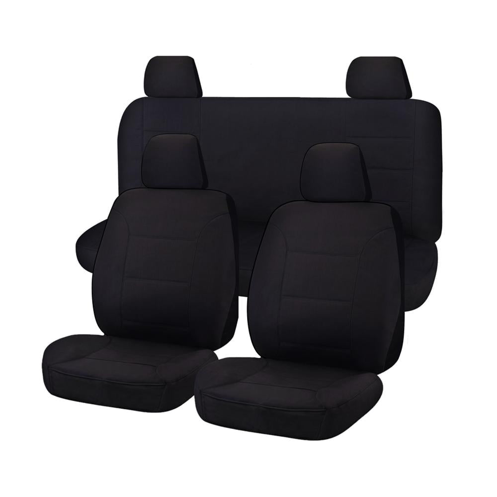 Seat Covers for NISSAN NAVARA D23 SERIES 1-2 NP300 03/2015 - 10/2017 DUAL CAB FR BLACK ALL TERRAIN | Auzzi Store