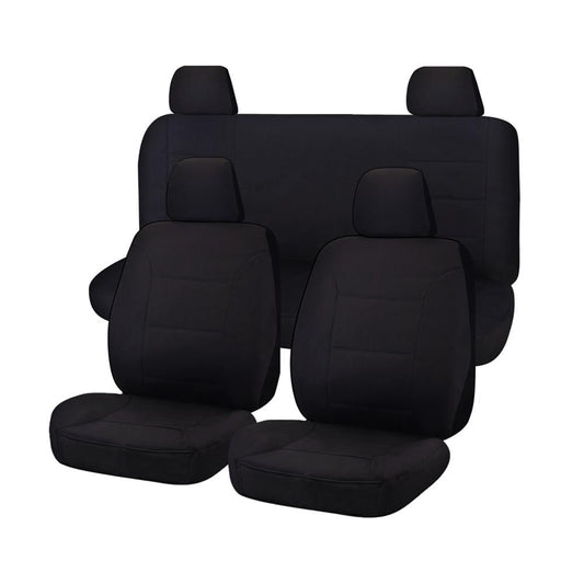 Seat Covers for NISSAN NAVARA D23 SERIES 1-2 NP300 03/2015 - 10/2017 DUAL CAB FR BLACK ALL TERRAIN | Auzzi Store