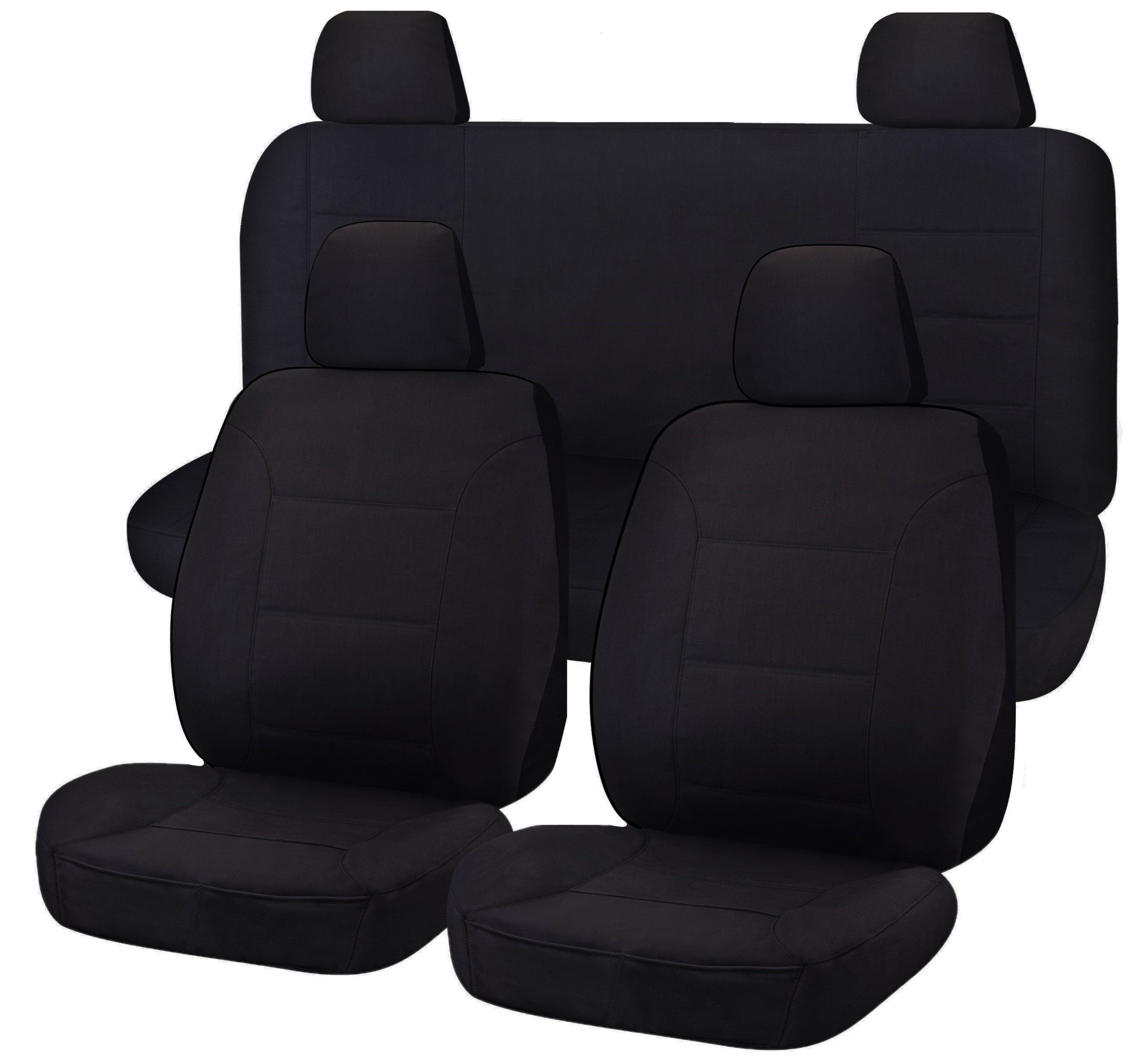 Seat Covers for NISSAN NAVARA D23 SERIES 3 NP300 11/2017 - 11/2020 DUAL CAB FR BLACK ALL TERRAIN | Auzzi Store