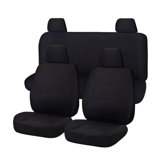 Seat Covers for NISSAN NAVARA D23 SERIES 3 NP300 11/2017 -11/ 2020 DUAL CAB FR BLACK CHALLENGER | Auzzi Store