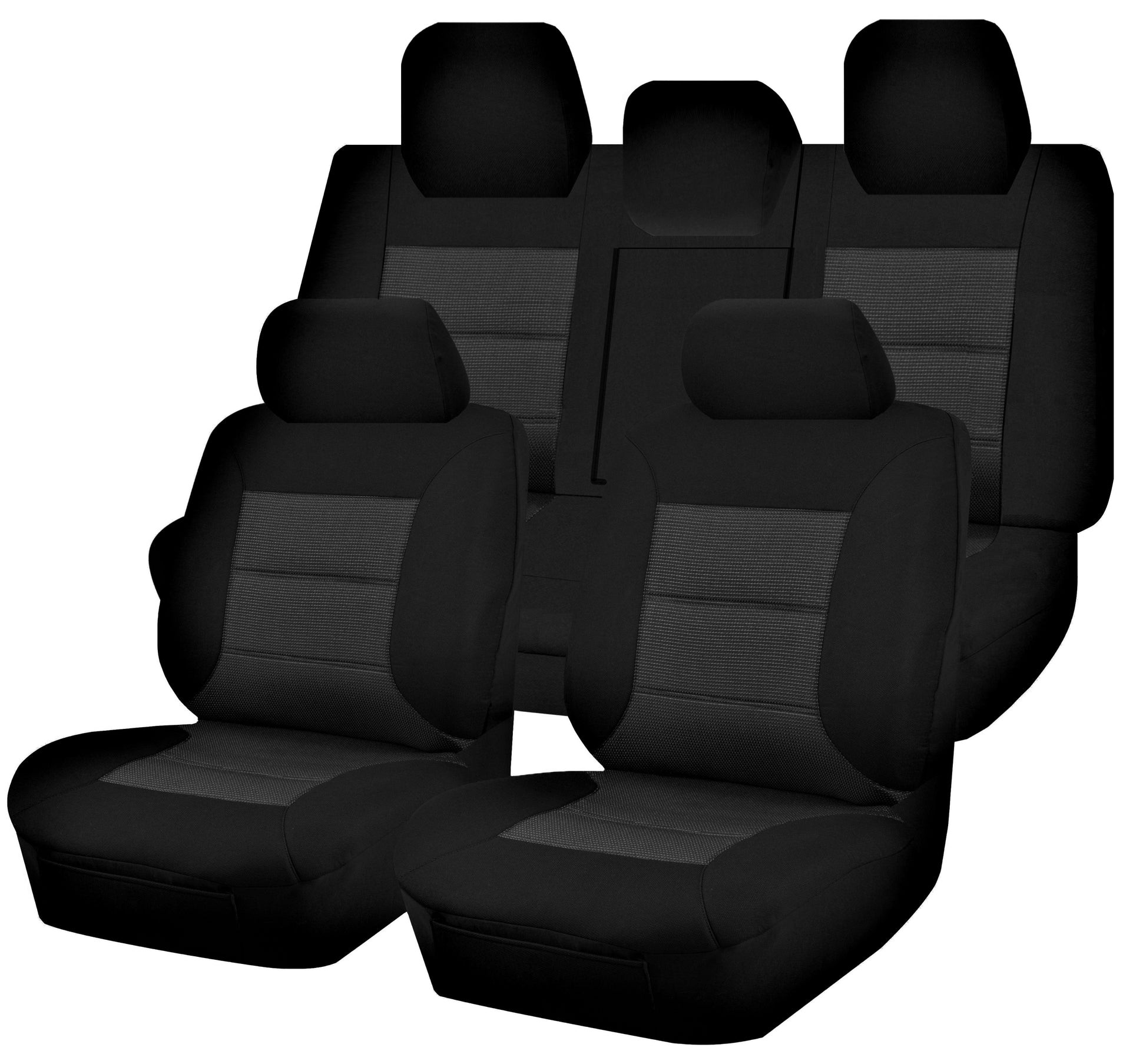 Seat Covers for TOYOTA CAMRY ASV50R 12/2011 - 12/2017 4 DOOR SEDAN FR BLACK PREMIUM | Auzzi Store
