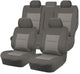 Seat Covers for TOYOTA HIACE CREW VAN LWB 02/2019 -ON 2 ROWS PREMIUM GREY | Auzzi Store
