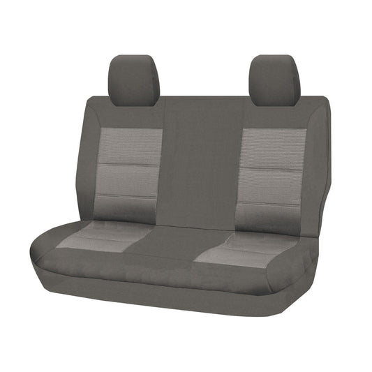 Seat Covers for TOYOTA LANDCRUISER 70 SERIES VDJ 05/2007 - ON DUAL CAB REAR BENCH GREY PREMIUM | Auzzi Store