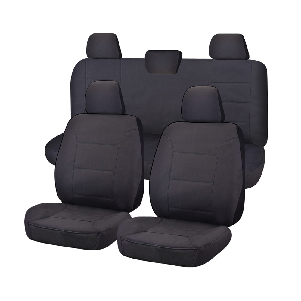 Seat Covers for VOLKWAGEN AMAROK 2H SERIES 02/2011 ? ON DUAL CAB FR CHARCOAL ALL TERRAIN | Auzzi Store