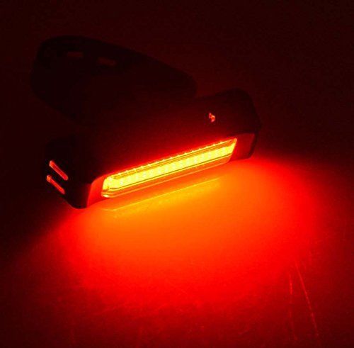 Set USB Rechargeable LED Bike Front Light headlight lamp Bar rear Tail Wide Beam | Auzzi Store