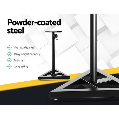 Set of 2 120CM Surround Sound Speaker Stand - Black | Auzzi Store