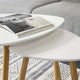 Set of 2 White Side Nesting Tables | Auzzi Store