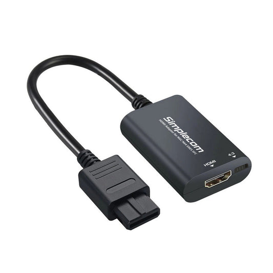 Simplecom CM461 HDMI Adapter Composite AV to HDMI Converter for Nintendo NGC N64 SNES SFC | Auzzi Store
