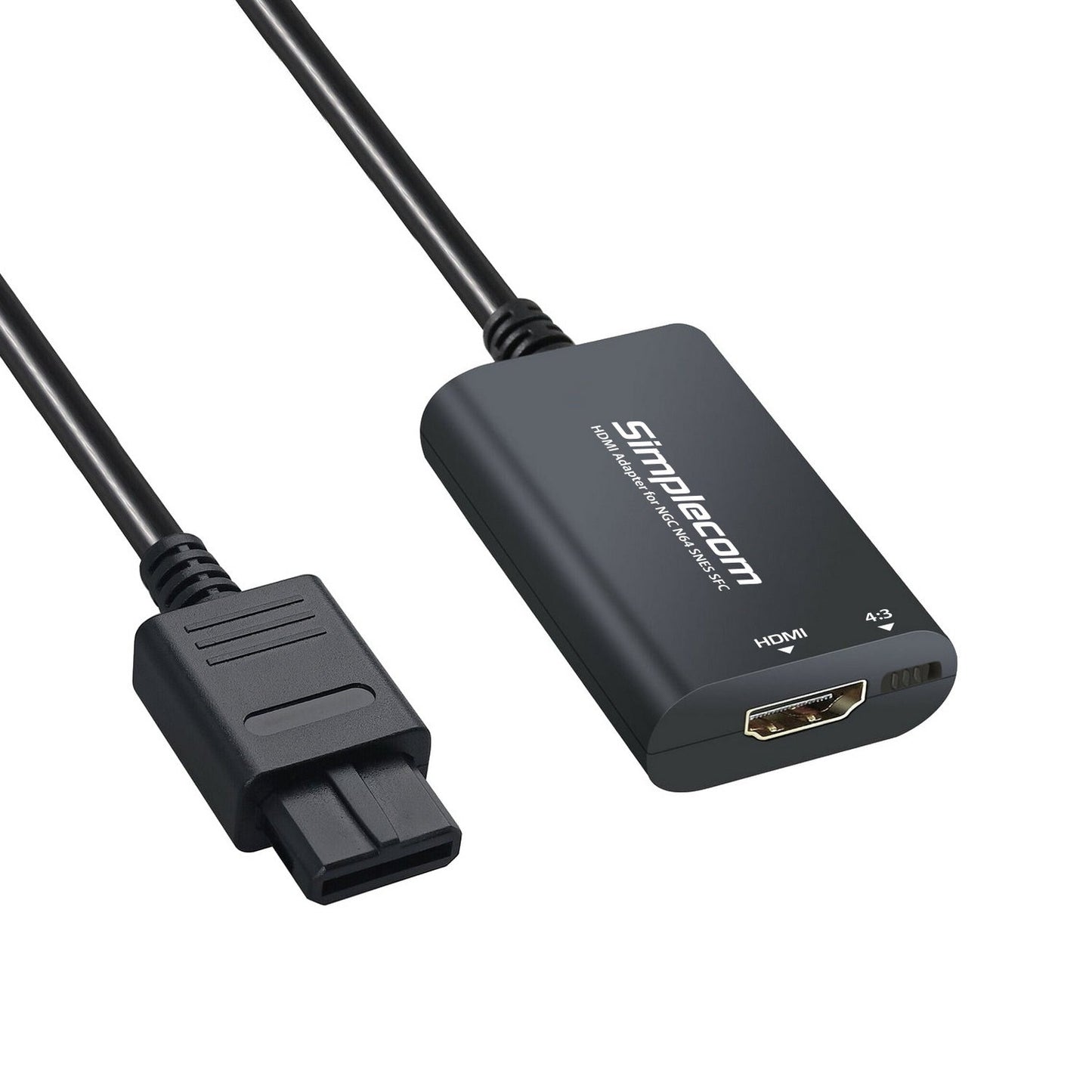 Simplecom CM461 HDMI Adapter Composite AV to HDMI Converter for Nintendo NGC N64 SNES SFC | Auzzi Store