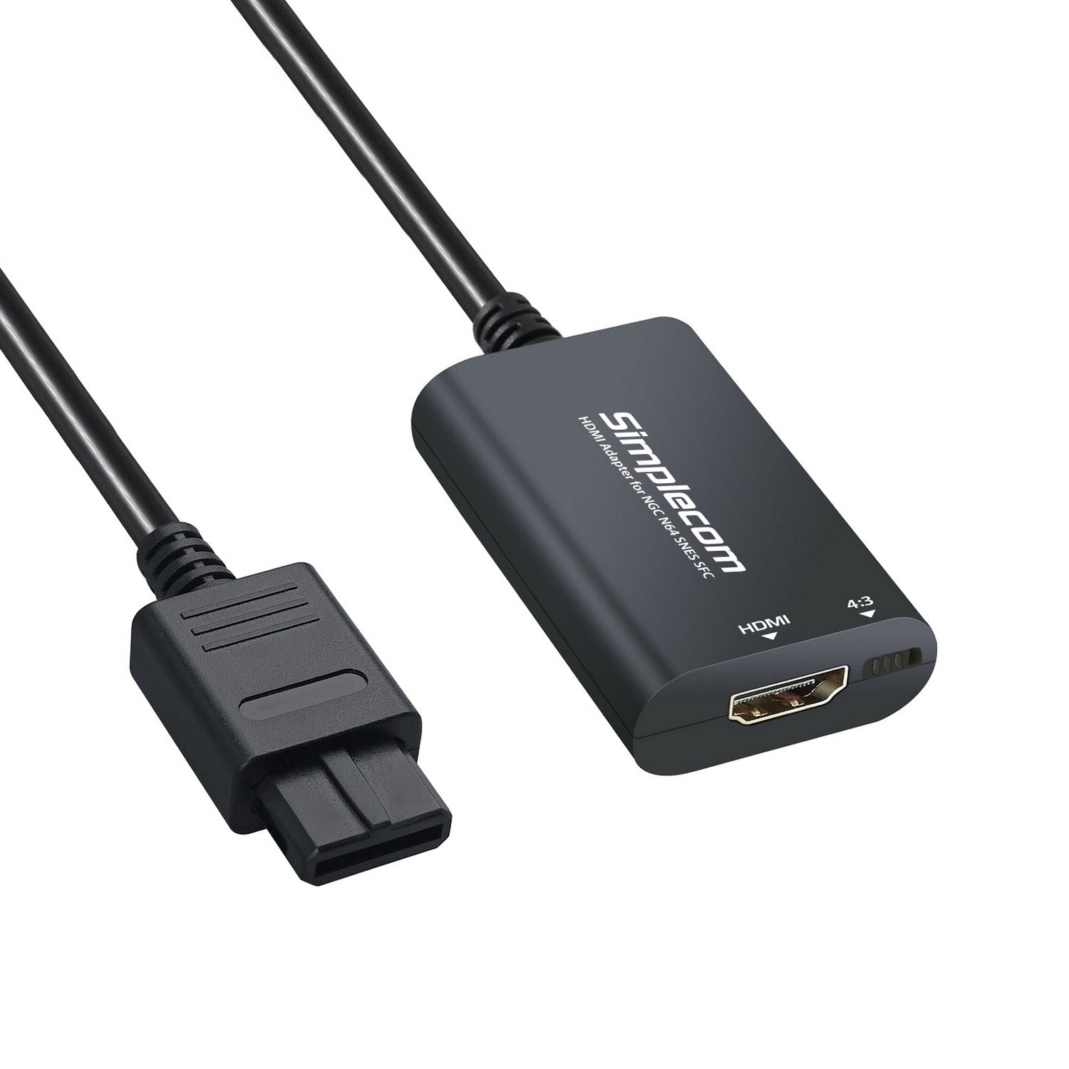 Simplecom CM461 HDMI Adapter Composite AV to HDMI Converter for Nintendo NGC N64 SNES SFC | Auzzi Store