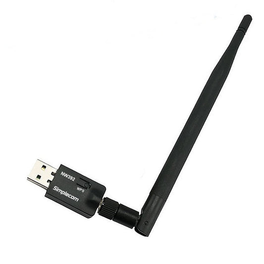 Simplecom NW392 USB Wireless N WiFi Adapter 802.11n 300Mbps 5dBi Antenna | Auzzi Store
