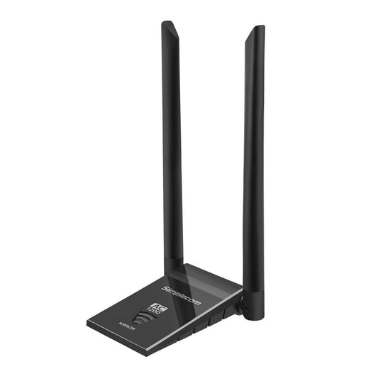 Simplecom NW628 AC1200 WiFi Dual Band USB3.0 Adapter with 2x 5dBi High Gain Antennas | Auzzi Store