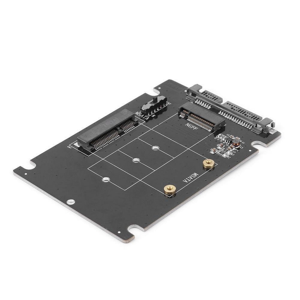 Simplecom SA207 mSATA + M.2 (NGFF) to SATA 2 In 1 Combo Adapter | Auzzi Store