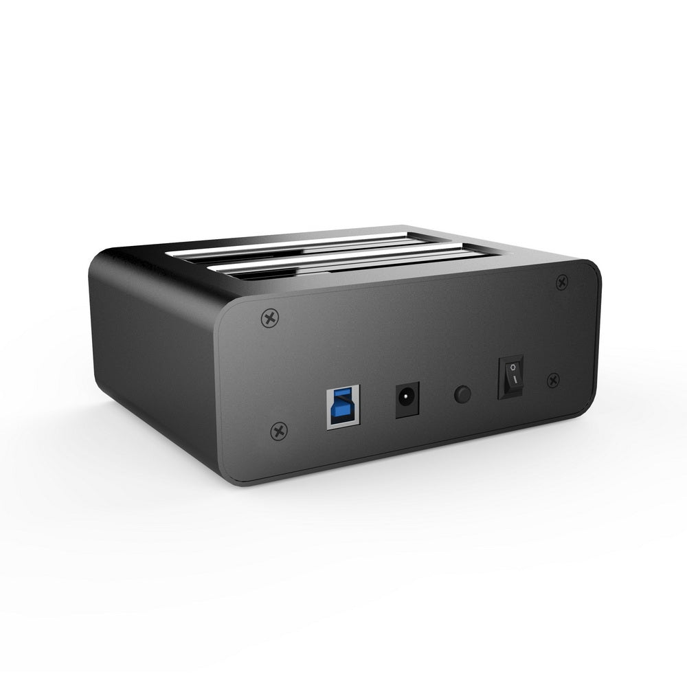 Simplecom SD352 USB 3.0 to Dual SATA Aluminium Docking Station with 3-Port Hub and 1 Port 2.1A USB Charger | Auzzi Store