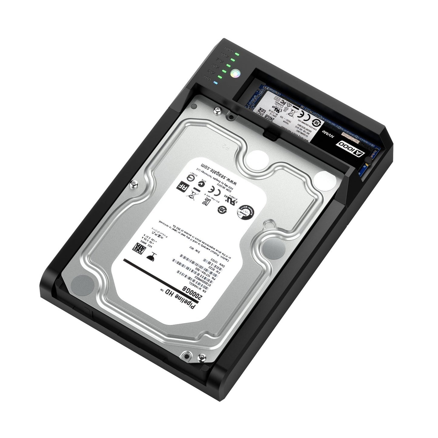 Simplecom SD570 NVMe M.2 + SATA HDD and SSD Dual Bay Docking Station USB 3.2 Gen 2 10Gbps Offline Clone | Auzzi Store