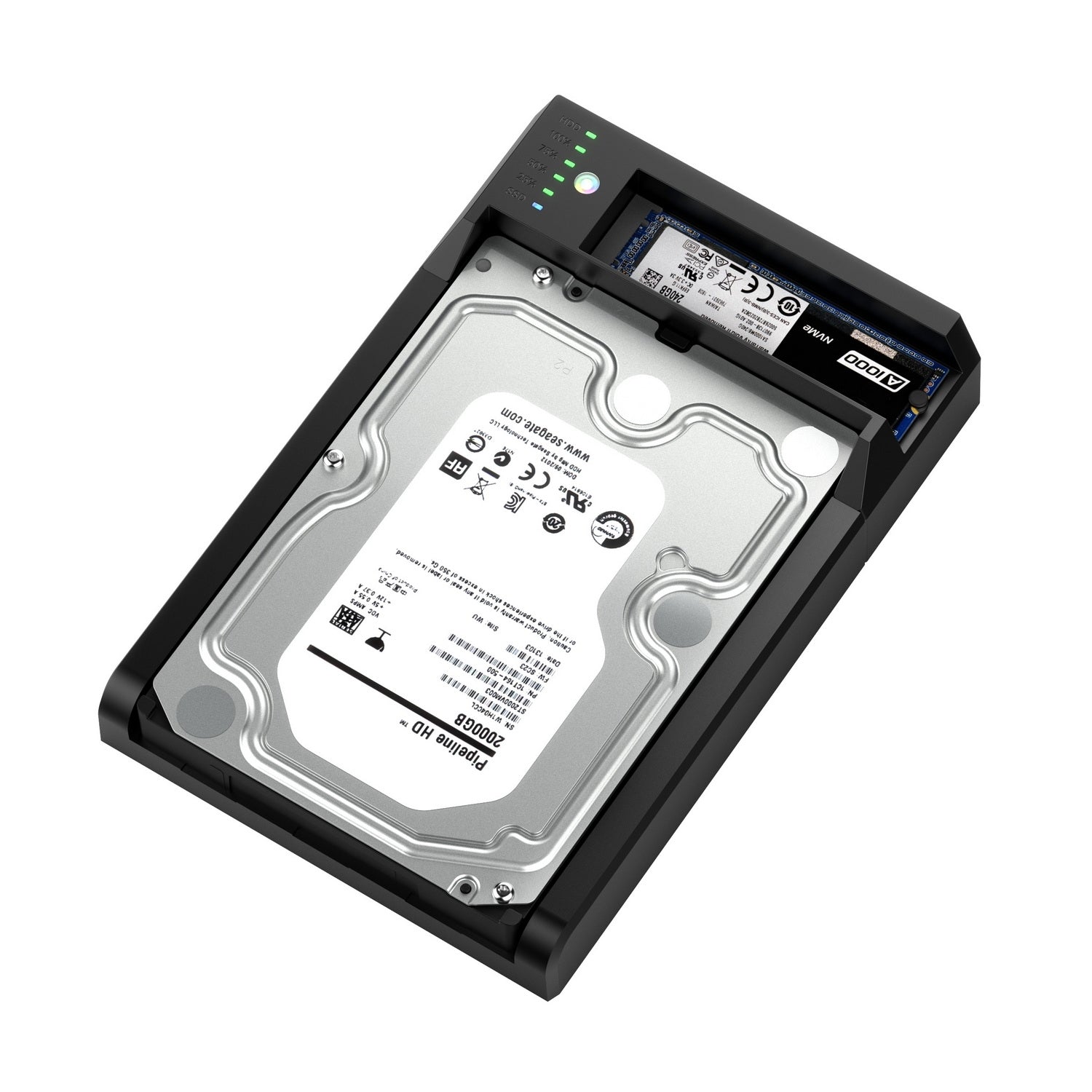 Simplecom SD570 NVMe M.2 + SATA HDD and SSD Dual Bay Docking Station USB 3.2 Gen 2 10Gbps Offline Clone | Auzzi Store
