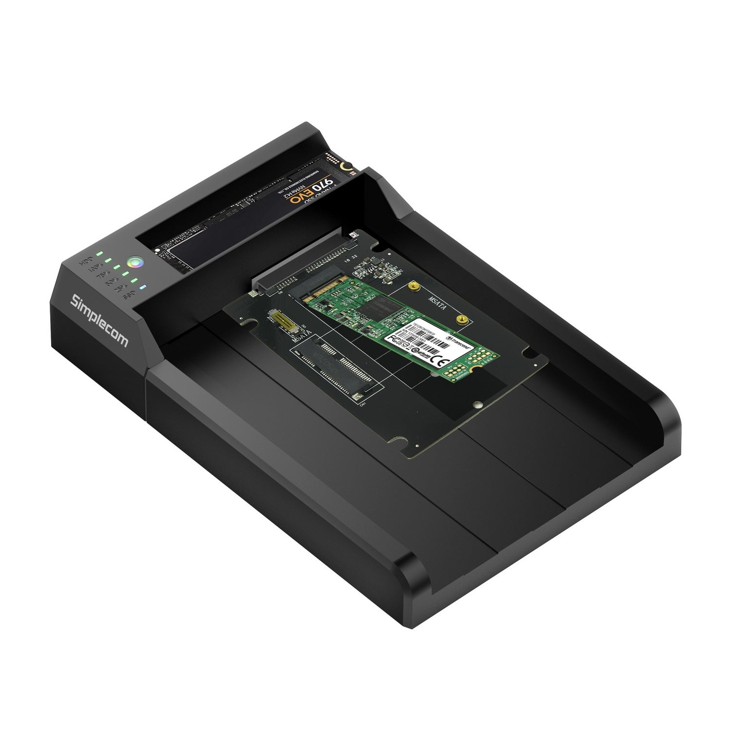 Simplecom SD570 NVMe M.2 + SATA HDD and SSD Dual Bay Docking Station USB 3.2 Gen 2 10Gbps Offline Clone | Auzzi Store