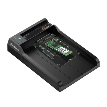Simplecom SD570 NVMe M.2 + SATA HDD and SSD Dual Bay Docking Station USB 3.2 Gen 2 10Gbps Offline Clone | Auzzi Store