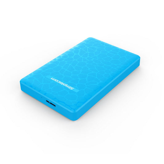 Simplecom SE101 Compact Tool-Free 2.5'' SATA to USB 3.0 HDD/SSD Enclosure Blue | Auzzi Store