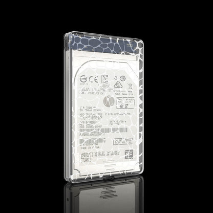 Simplecom SE101 Compact Tool-Free 2.5'' SATA to USB 3.0 HDD/SSD Enclosure Transparent Clear | Auzzi Store