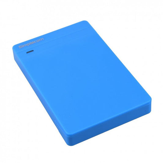 Simplecom SE203 Tool Free 2.5" SATA HDD SSD to USB 3.0 Hard Drive Enclosure Blue | Auzzi Store