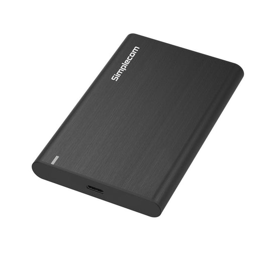 Simplecom SE221 Aluminium 2.5'' SATA HDD/SSD to USB 3.1 Enclosure Black | Auzzi Store