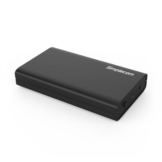 Simplecom SE301 3.5" SATA to USB 3.0 Hard Drive Docking Enclosure Black | Auzzi Store