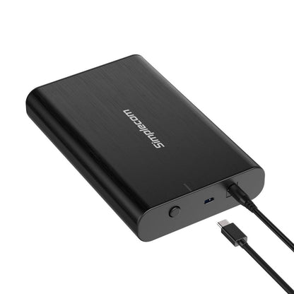Simplecom SE331 Aluminium 3.5'' SATA to USB-C External Hard Drive Enclosure USB 3.2 Gen1 5Gbps | Auzzi Store