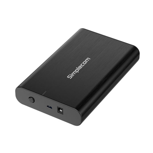 Simplecom SE331 Aluminium 3.5'' SATA to USB-C External Hard Drive Enclosure USB 3.2 Gen1 5Gbps | Auzzi Store