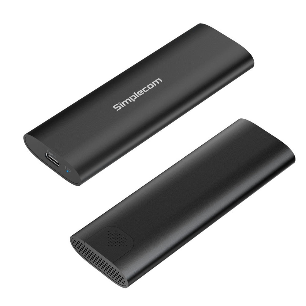 Simplecom SE516 NVMe / SATA Dual Protocol M.2 SSD Tool-Free USB-C Enclosure USB 3.2 Gen 2 10Gbps | Auzzi Store