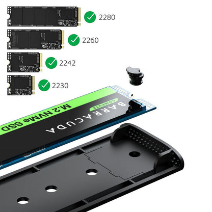 Simplecom SE516 NVMe / SATA Dual Protocol M.2 SSD Tool-Free USB-C Enclosure USB 3.2 Gen 2 10Gbps | Auzzi Store
