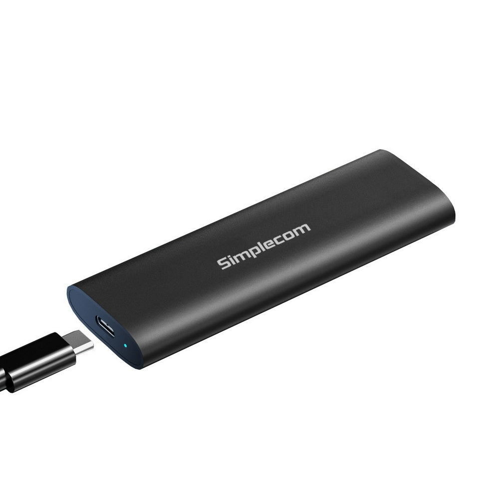 Simplecom SE516 NVMe / SATA Dual Protocol M.2 SSD Tool-Free USB-C Enclosure USB 3.2 Gen 2 10Gbps | Auzzi Store