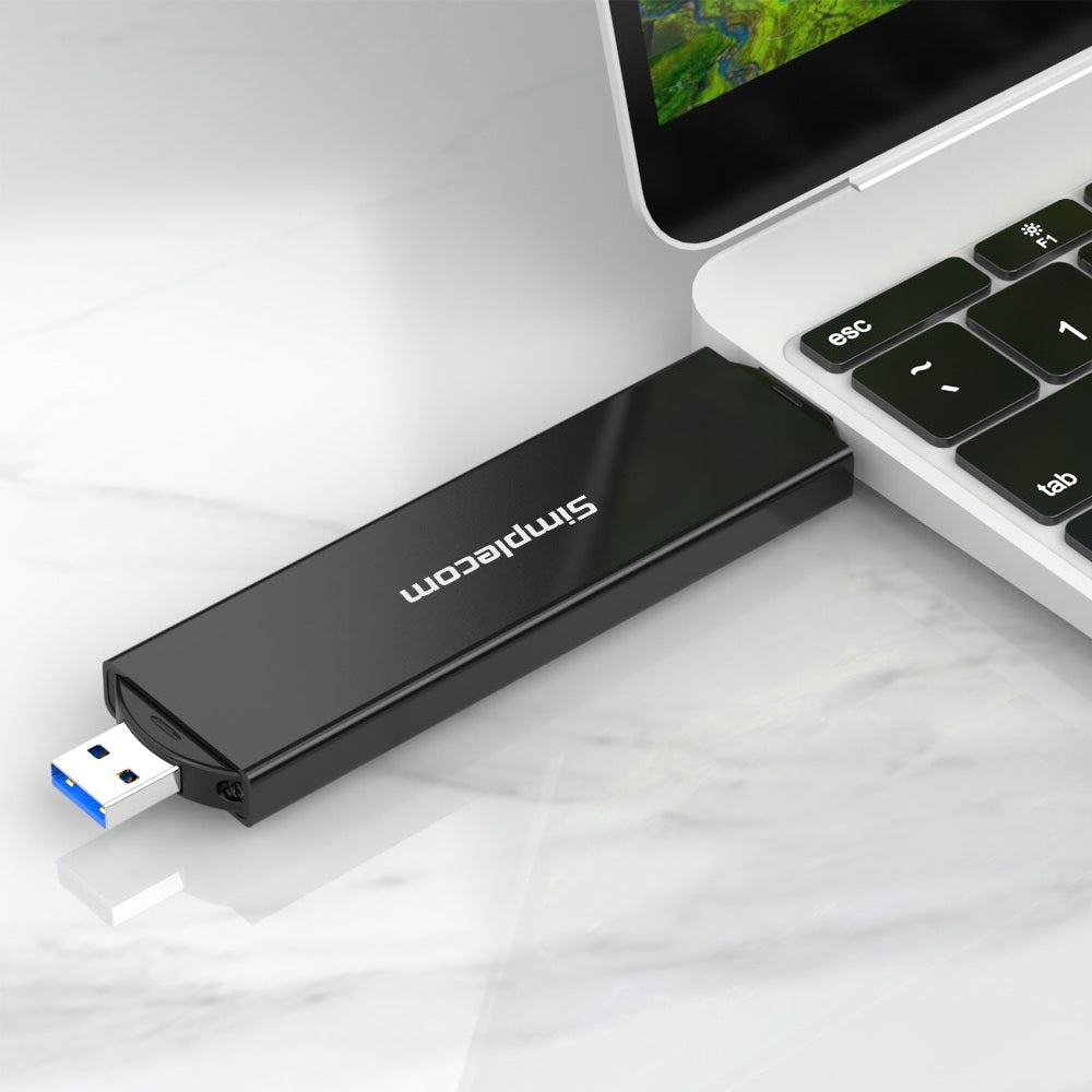 Simplecom SE522 NVMe / SATA M.2 SSD to USB 3.2 Gen 2 Dual USB Connector Enclosure | Auzzi Store