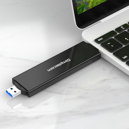 Simplecom SE522 NVMe / SATA M.2 SSD to USB 3.2 Gen 2 Dual USB Connector Enclosure | Auzzi Store