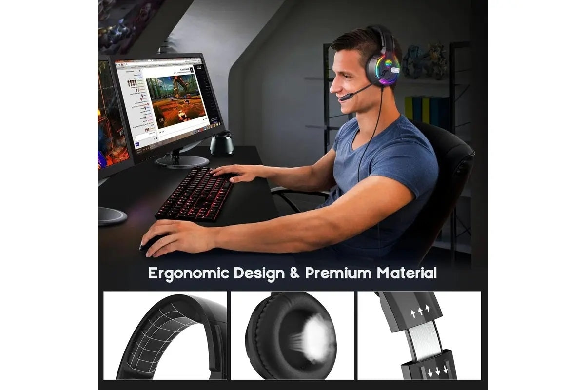 SoulBytes S19 RGB Gaming Headphones | Auzzi Store
