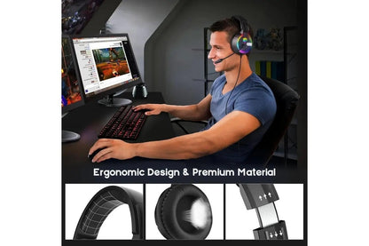 SoulBytes S19 RGB Gaming Headphones | Auzzi Store