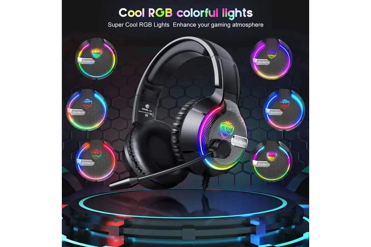 SoulBytes S19 RGB Gaming Headphones | Auzzi Store