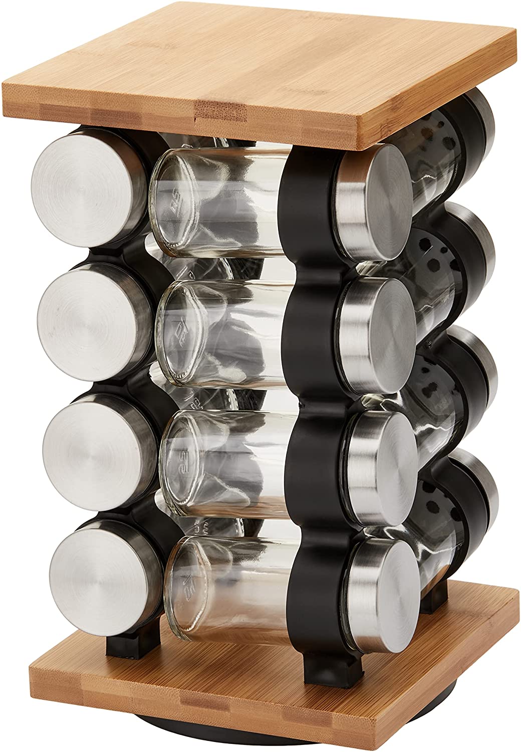 Spice Rack Organizer with 12 Pieces Jars for Kitchen | Auzzi Store