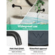 Cefito Bathroom Mixer Spout Wall Bath Tap Round Shower Bathtub Black – view 7