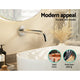Cefito Bathroom Mixer Spout Wall Bath Tap Round Shower Bathtub Chrome – view 5