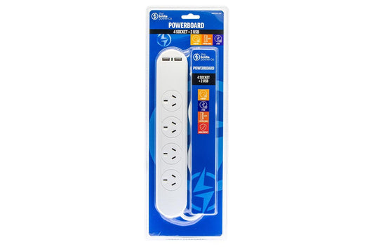 THE BRUTE POWER CO. - 4 Socket + 2 USB ports | Auzzi Store